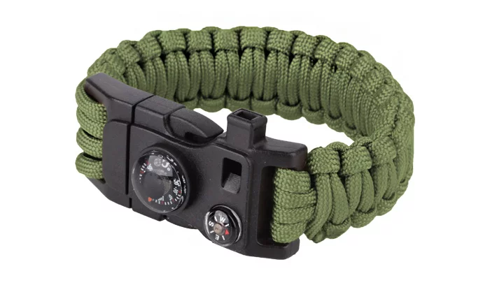 Pulsera de supervivencia 9'' – Verde – 101 Inc., imagen 1 de 2