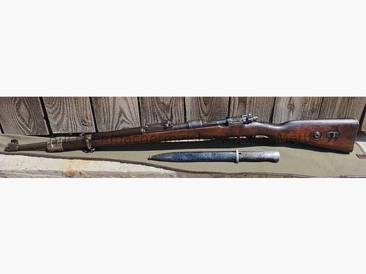 Mauser Mod 98 Portugalia 1937 numer zgodny w komplecie z bagnetem! 98 Portugalia 1937