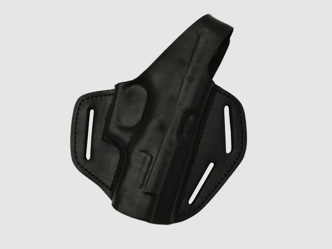 Lederholster mit verschiedener Trageweise