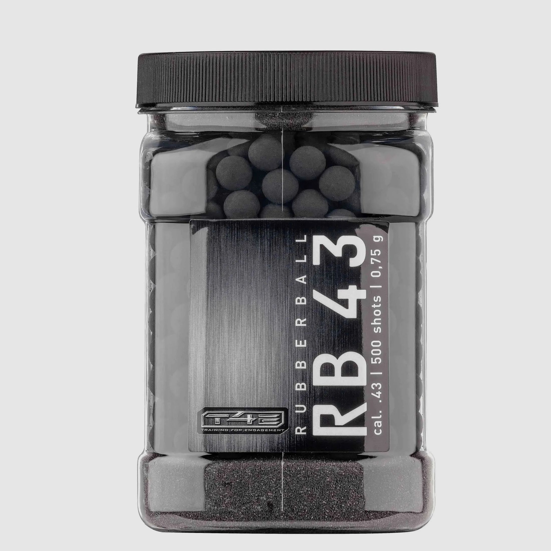 T4E Rubberballs Oefening RUB 43 .43 500 stuks