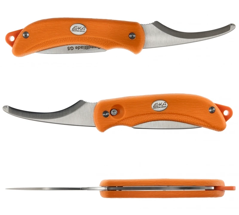 EKA SwedBlade G5 jachtzakmes – Oranje, afbeelding 4 van 8