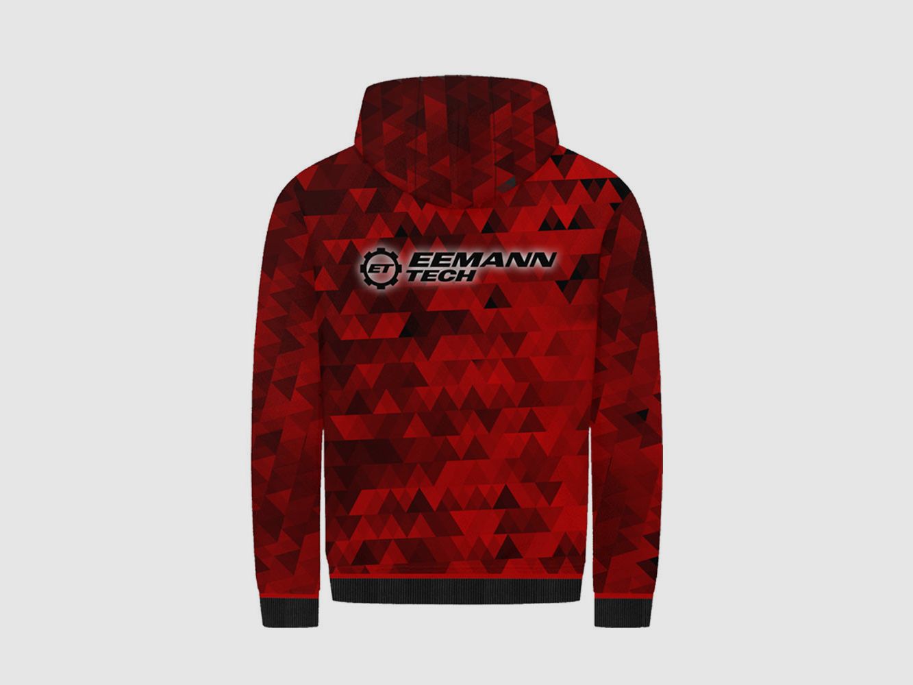 DED Eemann Tech Competition Hoodie – Red, Size: 8XL, Personalized Name: No Name, Clothing Type: Regular (Men), image 2 of 2