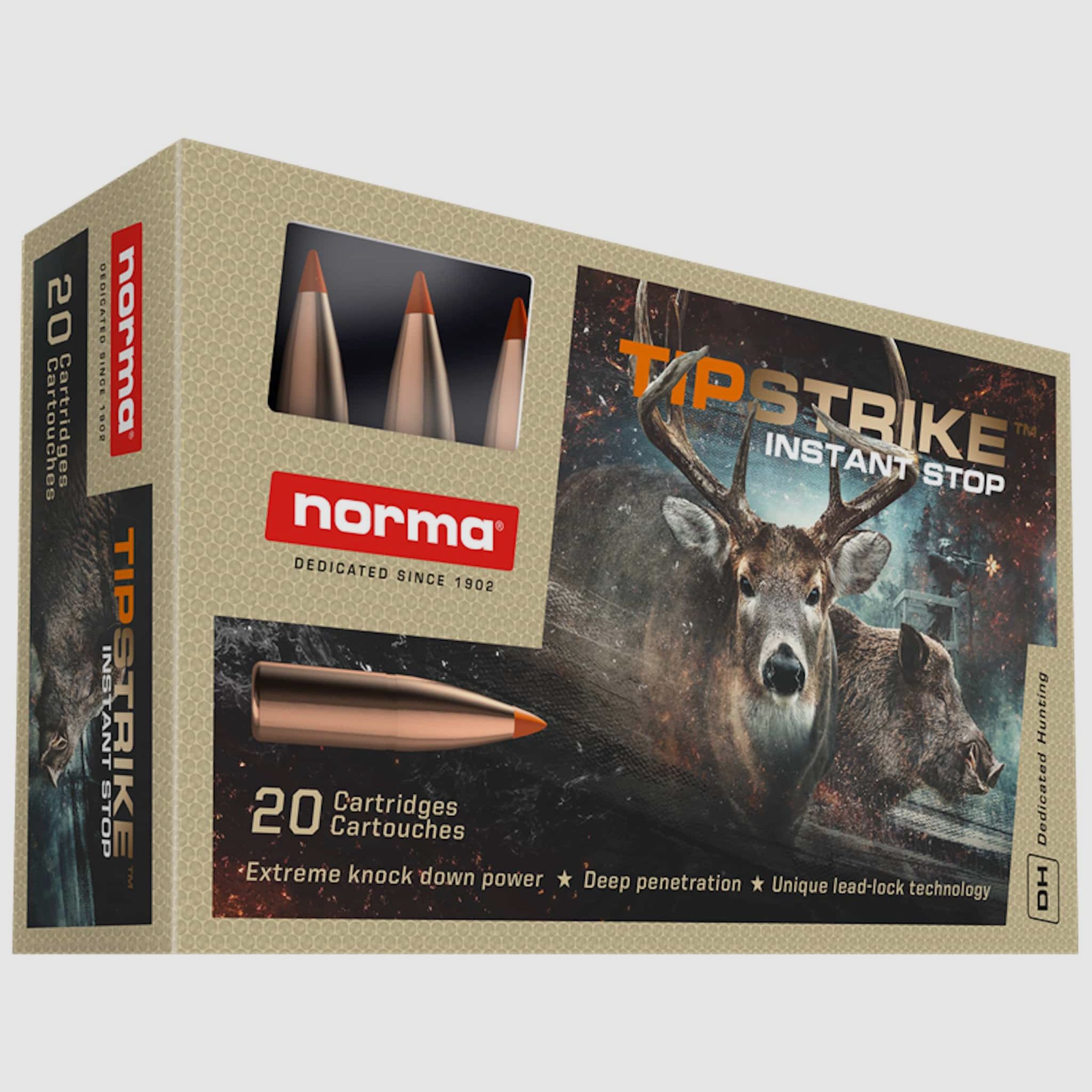 7x57R Norma Tipstrike 10,4g / 160grs.
