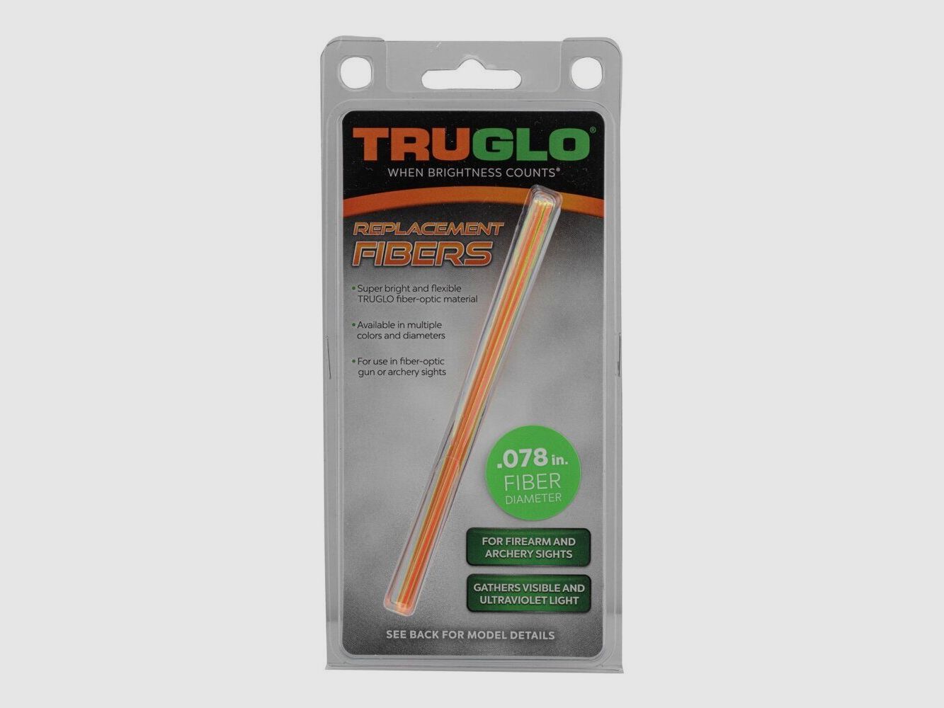 Set aus 5 fluoreszierenden bicolor Glasfasern – Truglo Durchmesser 2,5 mm, Bild 7 von 10