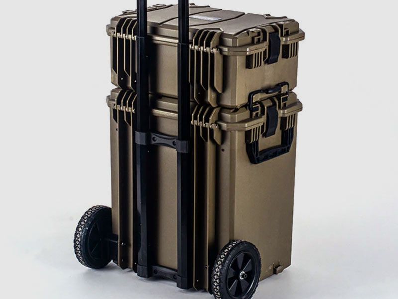 RAUZEUG RTS465H, Rugged-TROLLEY Set OLIVE