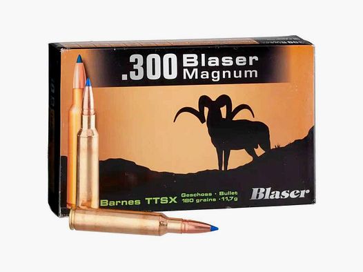 .300 Blaser Mag. bleifrei Blaser 180 gr. 11.7 g Barnes TTSX bleifrei VE20