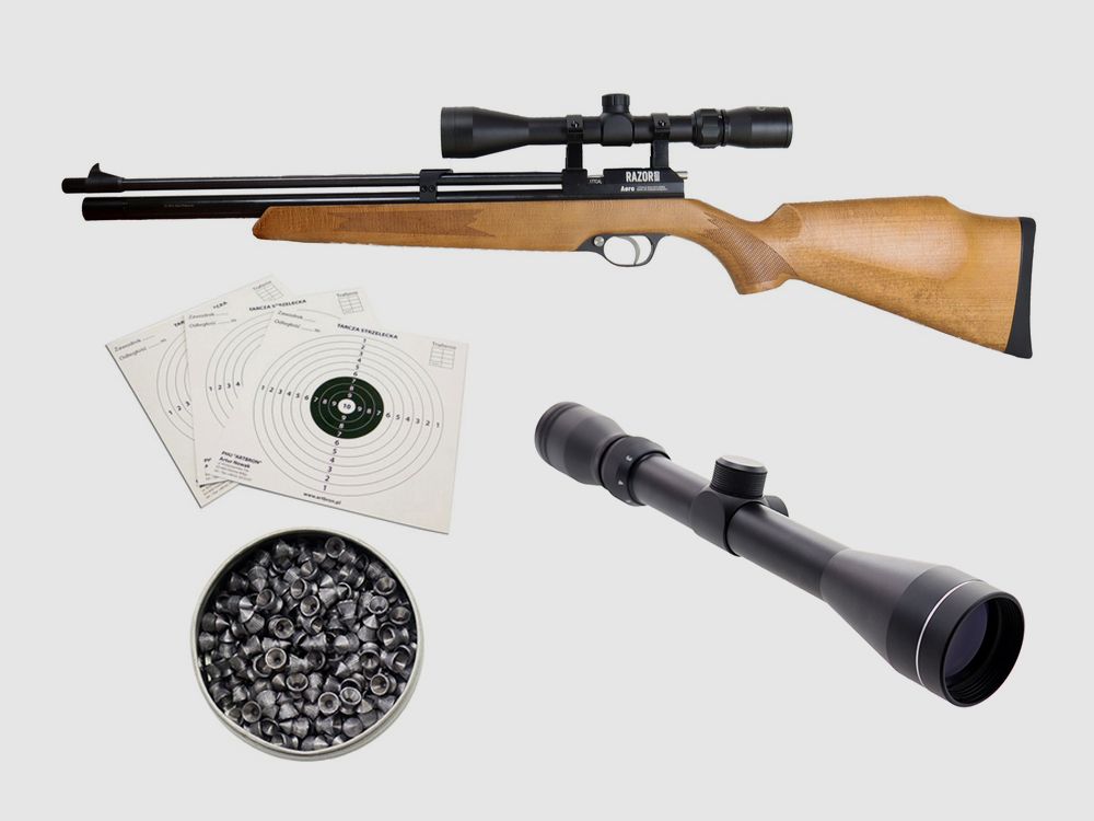 Luftgewehr Aero Kal. 5,5 mm + Zielfernrohr 3-9X40