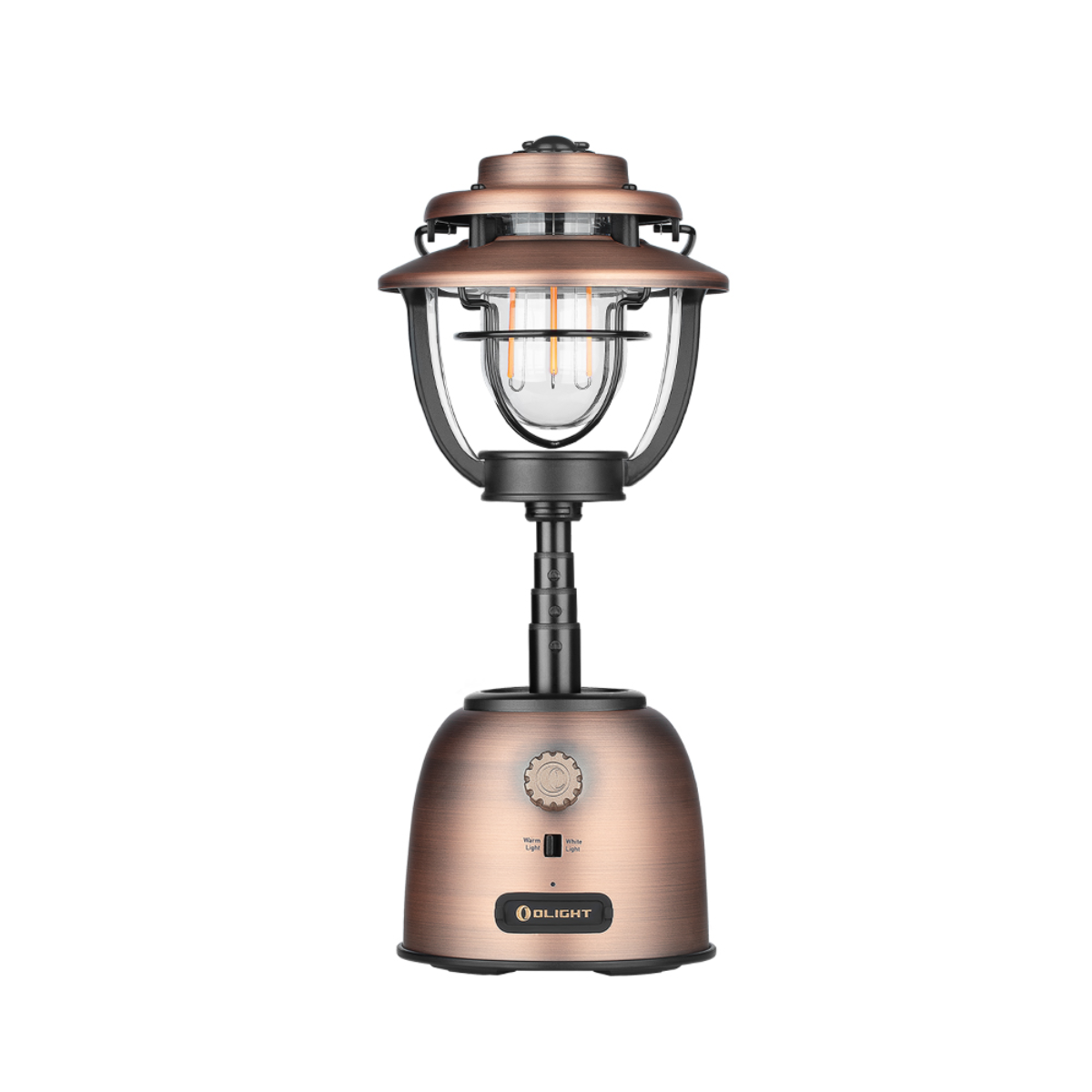 Lámpara de camping con altura ajustable Olantern Stretch Olight – Color: cobre-vintage
