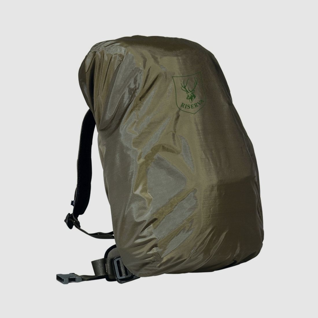 Rucksackbezug aus grünem Polyester R1791