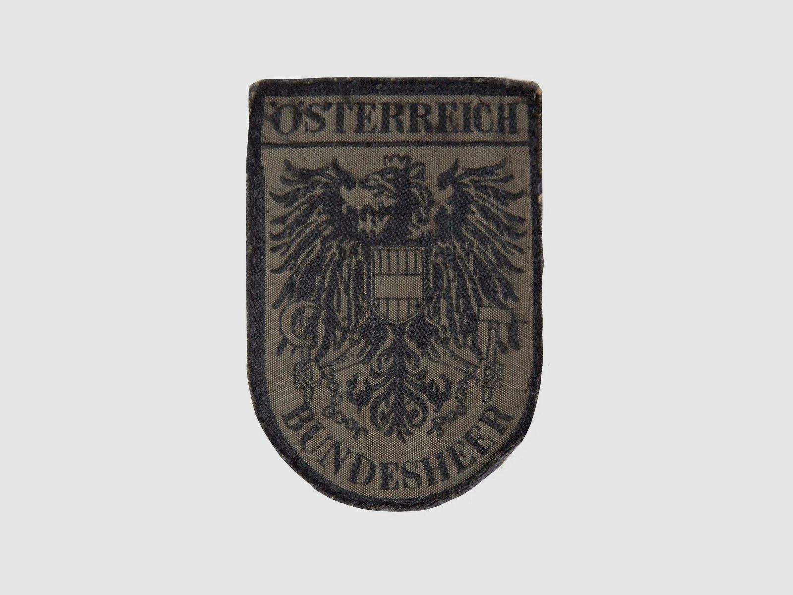 Österreichisches Bundesheer Österreichisches Bundesheer ÖBH Nationalitätsabzeichen Bundesheer gewebt gebraucht