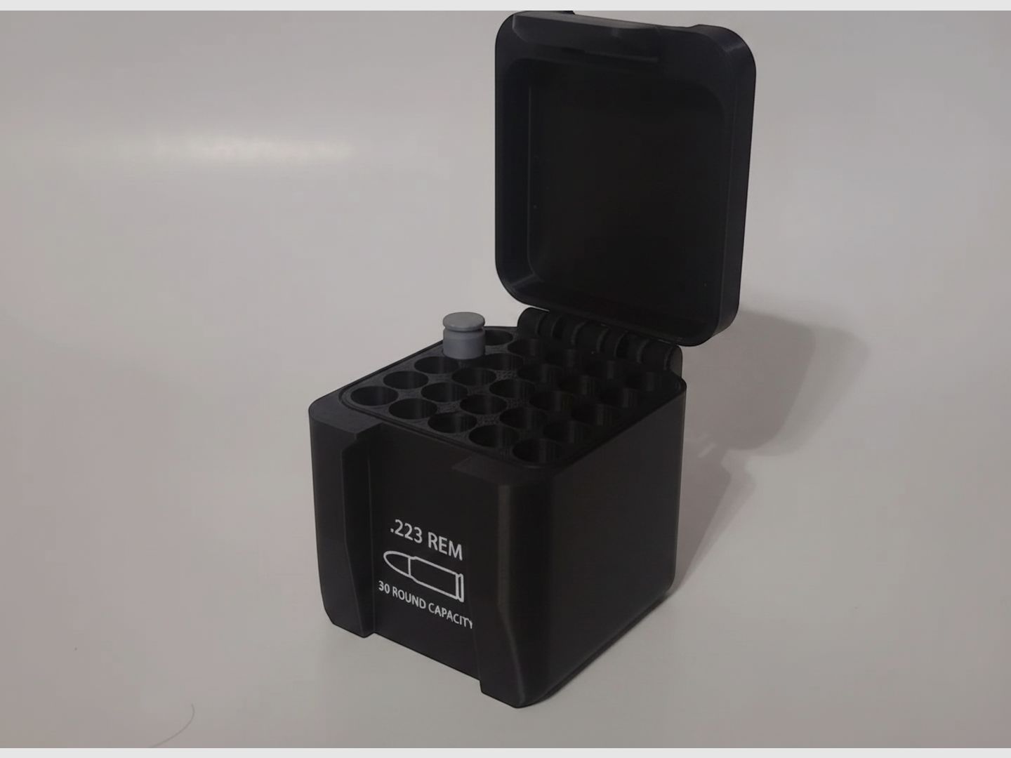 Filamelt ammunition box / 308 Winchester / 'folding / locking lid' / cartridge box, ammo box