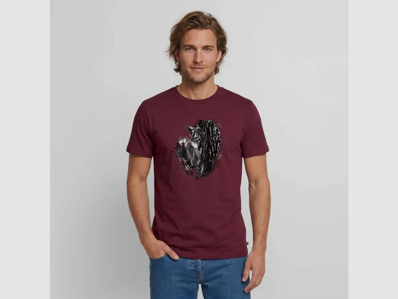 PUMA Men´s Premium T-Shirt „Lauernder Puma"