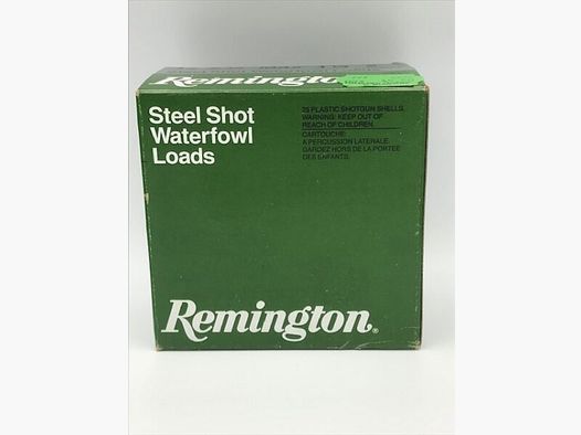 Remington cartouches en acier pour oiseaux aquatiques 12/70 n° 4 / 3.3mm