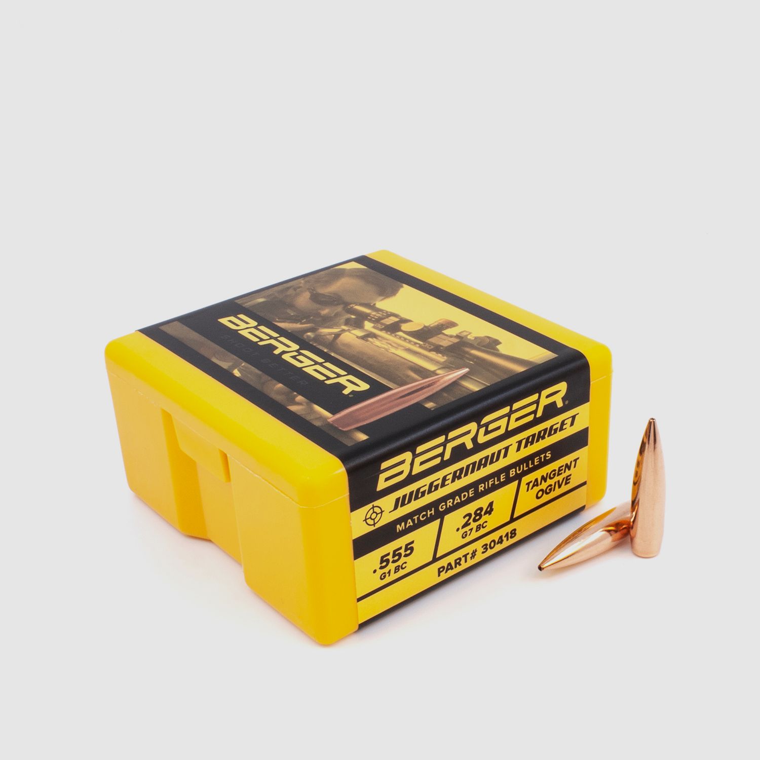 Proiettile Berger .30 Juggernaut Target 185GR 500 Pezzi