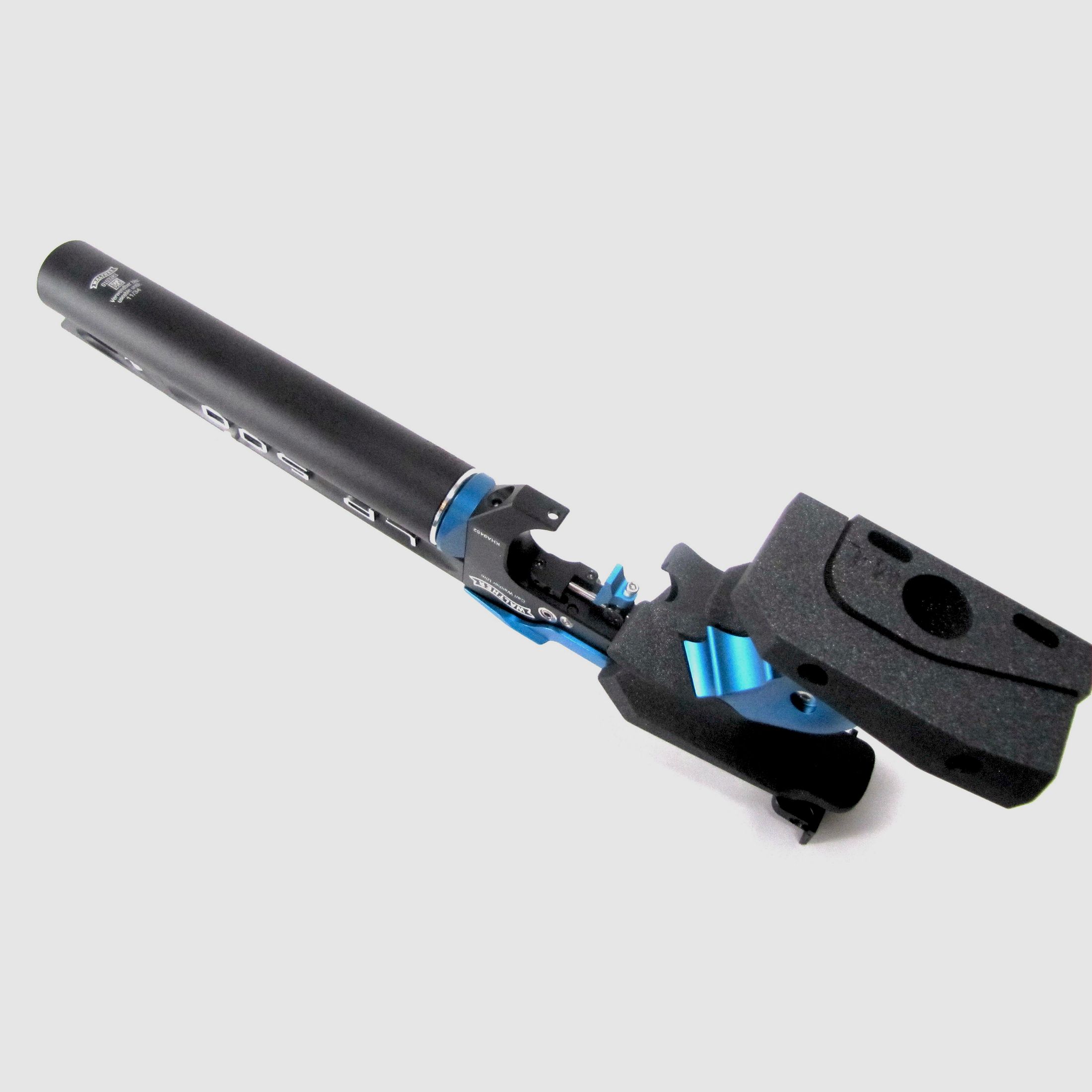 Match -Luftpistole Walther LP500 Meister Manufaktur Blau Neuwertig!!!
