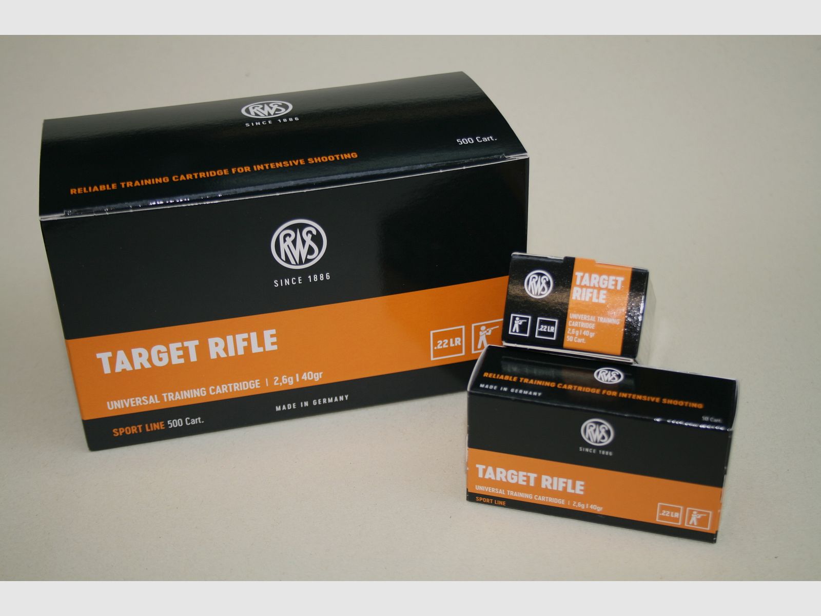 Munizioni RWS Target Rifle 40 grains Cal. 22lr x 5000