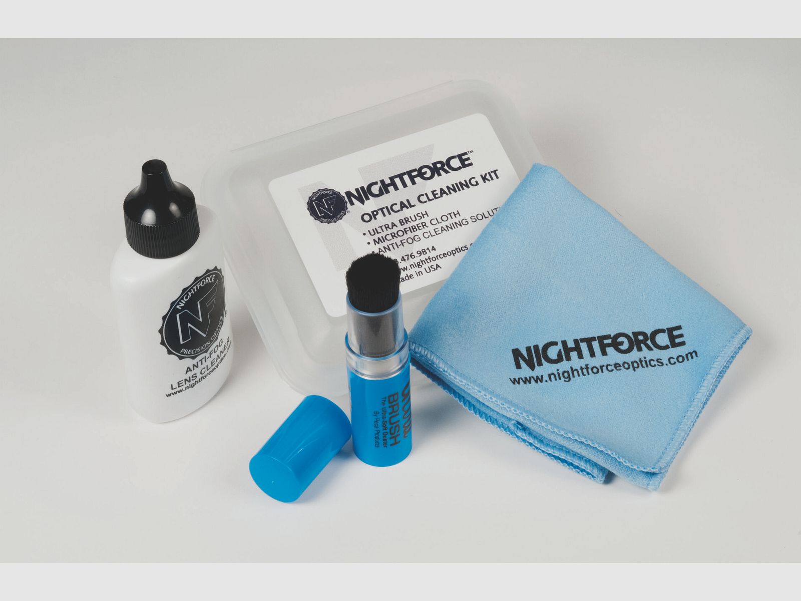 Zestaw do czyszczenia optyki NightforceA130