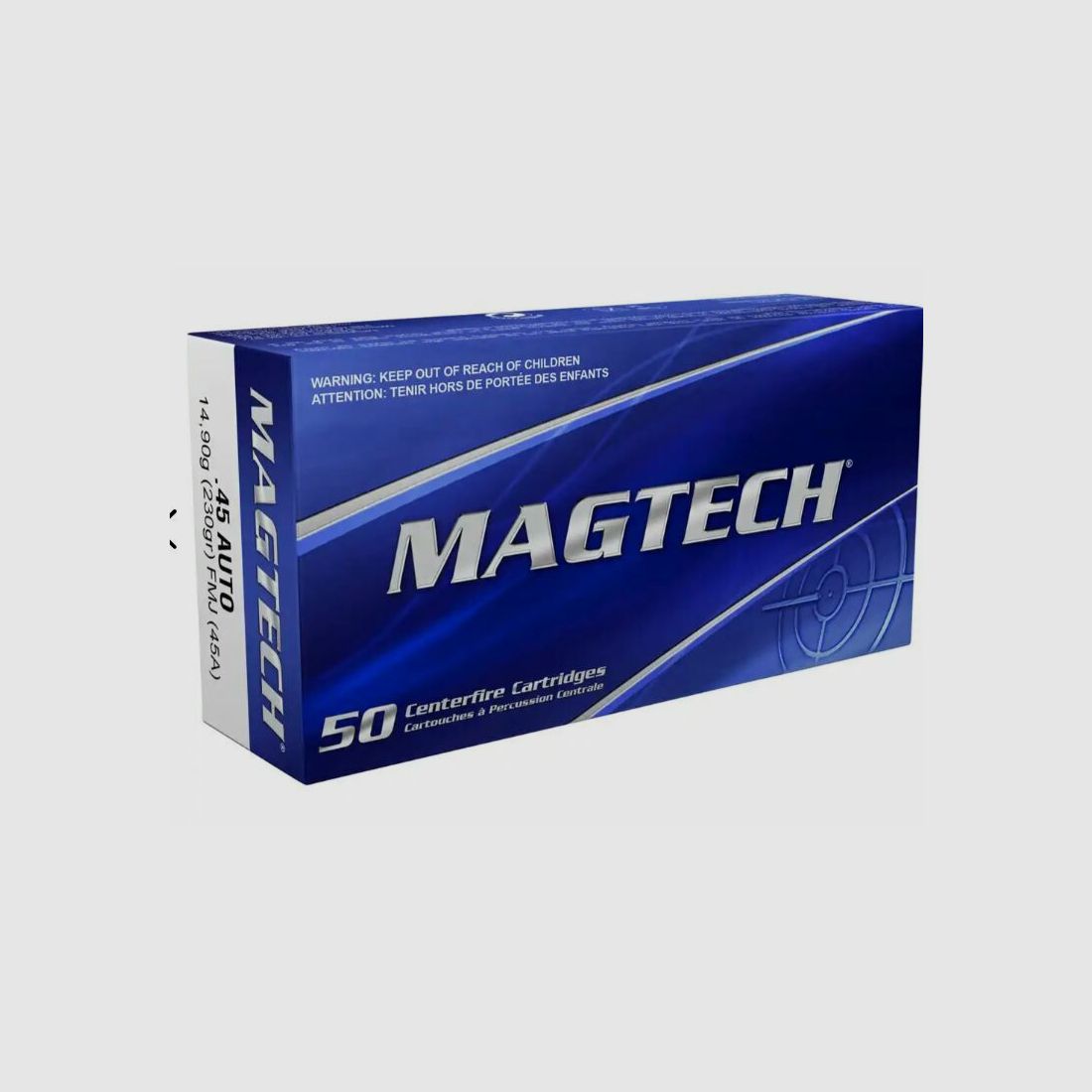 Magtech .45 ACP Full Metal Jacket 14,9g/230grs. FMJ