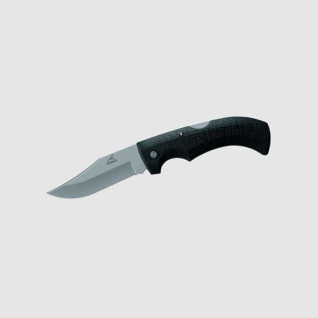 Coltello da tasca Gerber Gator Fine Edge, lama liscia, manico in Kraton, custodia