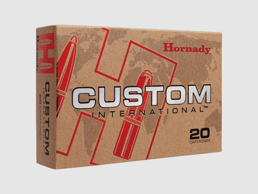 HORNADY 8114 CUSTOM INTL. AMMO .30-06 SPRG 220GR RN INTL 20/