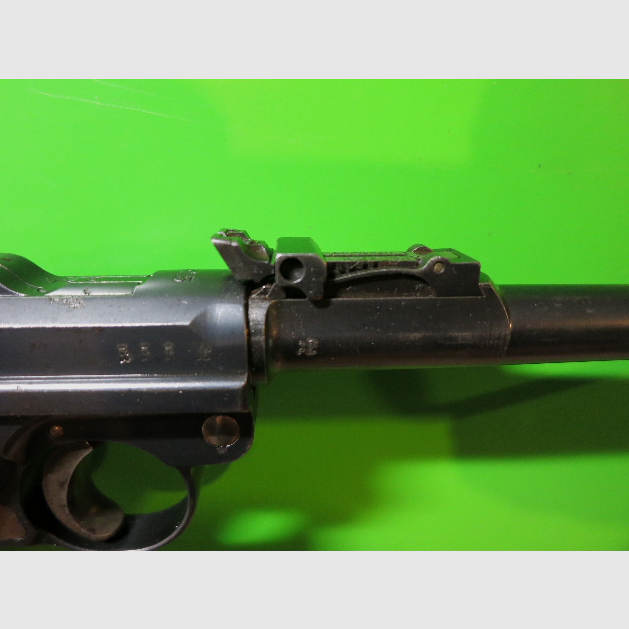 Deutsche Waffen- und Munitionsfabriken (DWM) 1915 , lange Pistole 08 P08, Ari P08 (Artillerie), 9 mm Luger     #61-