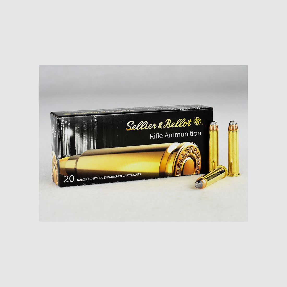 Sellier & Bellot .45-70 Government, Teilmantel, 405 grs 1 Packung (20 Schuss á 2,295 €*)