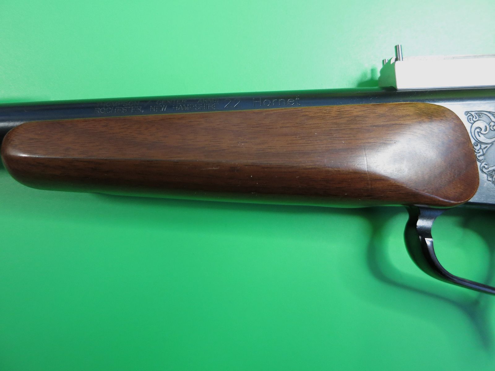 Enkelvoudige laderpistool Thompson-Center Contender G2, kal. .22 Hornet, 2e generatie     #72+73