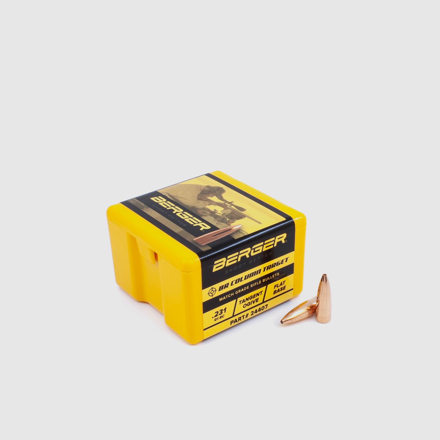 Proiettile Berger 6mm/.243 BR Column Target 64,2GR 100 pezzi, immagine 5 di 11