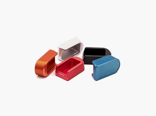 Armanov MPCZ1 Magazinbodenplatte -2 Schuss MaXXXgrip für Shadow 2, SP-01, CZ 75, Farbe: Orange