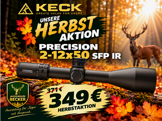 KECK Optics Precision 2–12×50 SFP IR – Herbstaktion