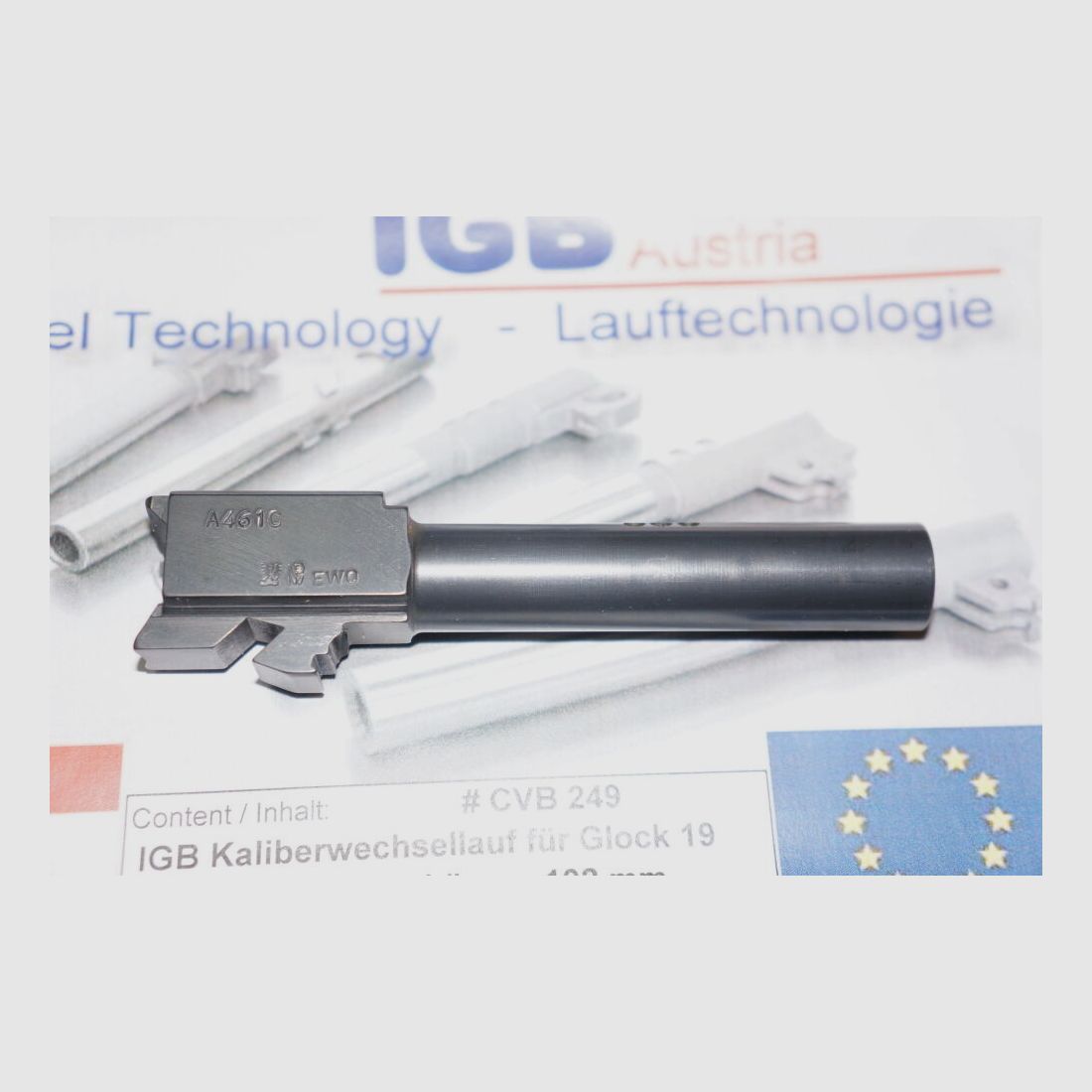 IGB Glock conversion barrel IGB for pistol Glock 19C in caliber 9x21 including accessories, image 5 of 6