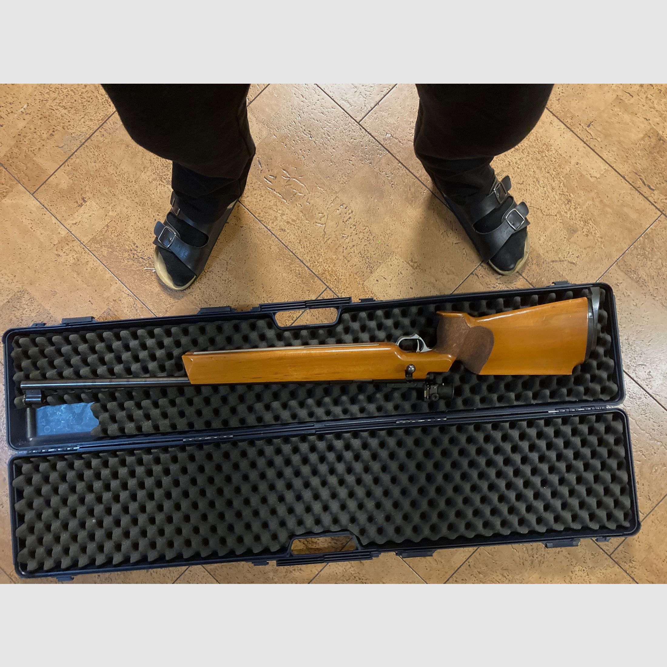 Haenel single-shot M150 standard in .22 caliber with diopter