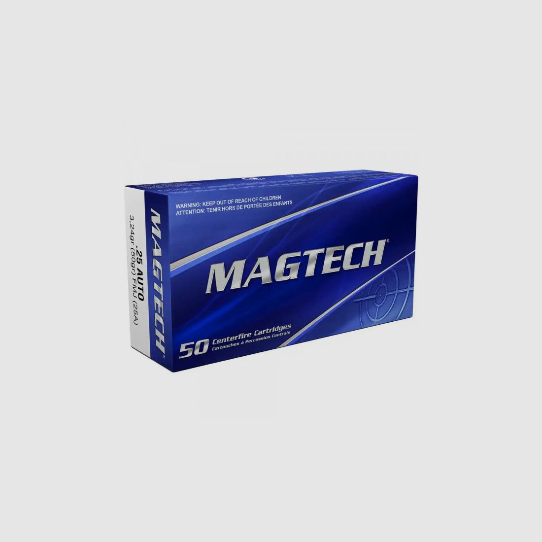 MAGTECH 6,35MM BROWNING / .25 AUTO - 50 GRS. / 3,24G - 50 SCHUSS