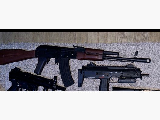 AK-74 metal completo madera real BlowBack S-AEG 6mm BB negro (APS)