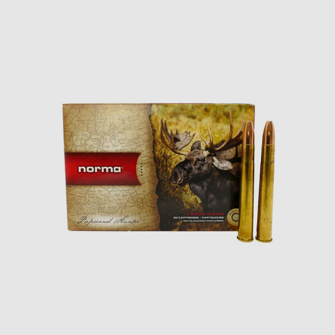 Norma 9.3x74 R PPC Vulkan No. 19321 15.0g/232gr. Rifle cartridges