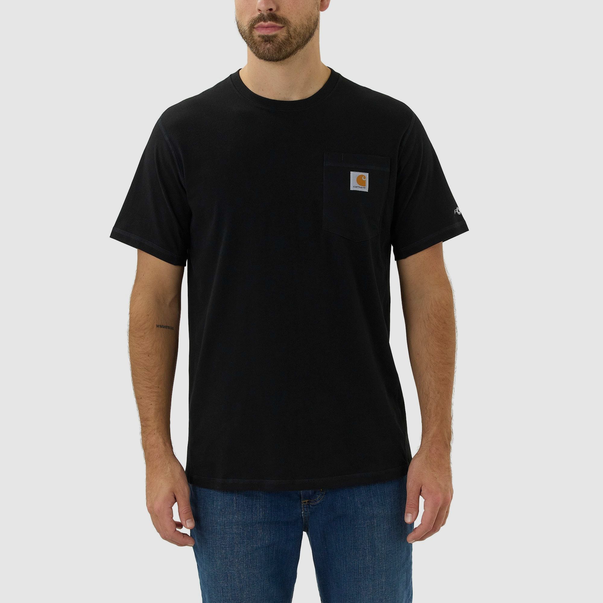 Carhartt Force Pocket T-Shirt Uomini Nero S