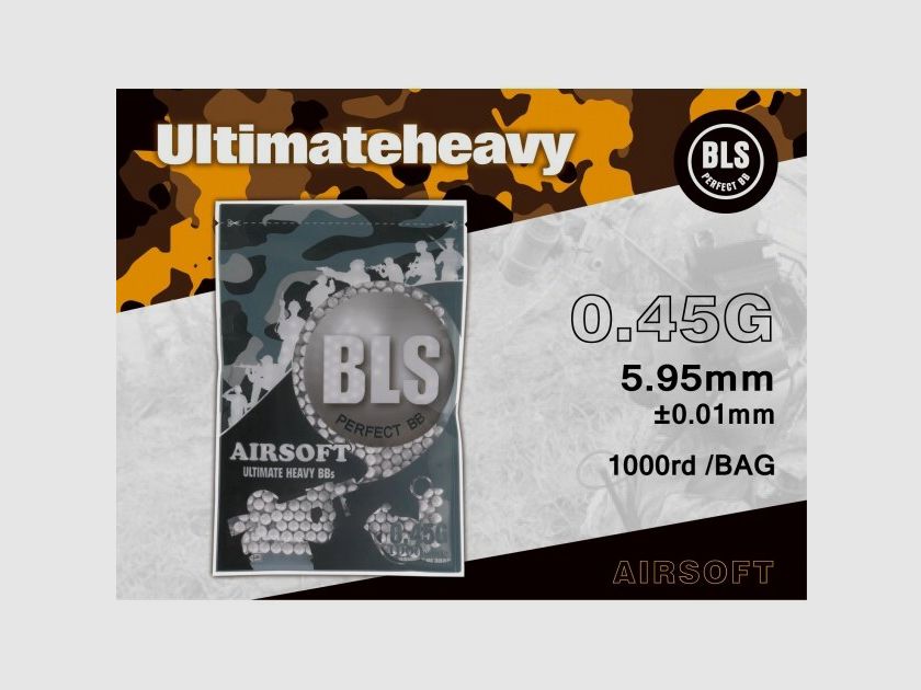 0,45G - BLS BIO BB'S 1000 Schuss, weiß