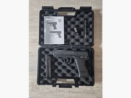 Röhm RG 96 Schreckschuss Pistole brüniert