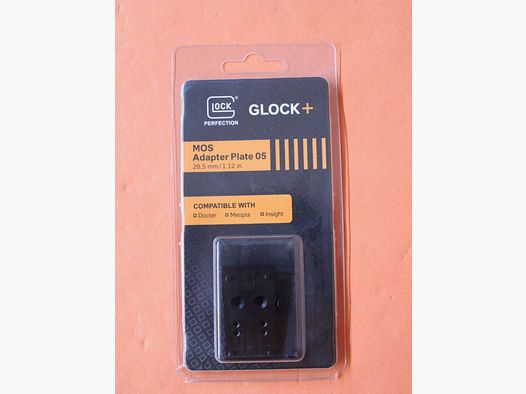 Glock Glock MOS: Placa adaptadora 05 para visores de punto rojo Docter/ Meopta/ Insight/ Vortex/ Burris