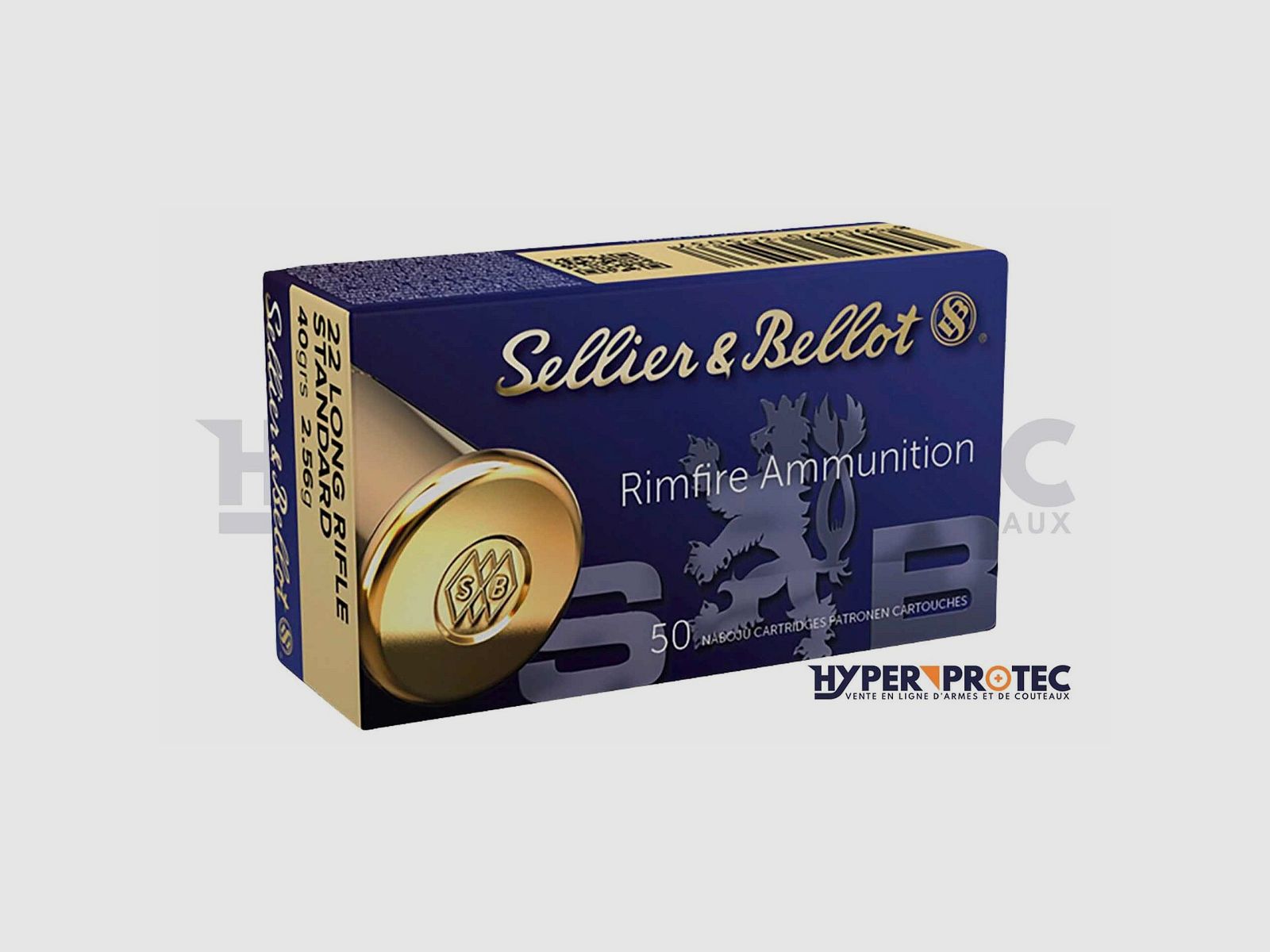 Munición 22 LR Sellier Bellot SB Standard LRN