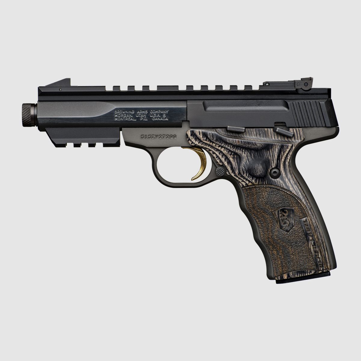 BROWNING BUCK MARK BLACK LABEL THREADED  mit Mündungsgewinde Kaliber .22 lfb.
