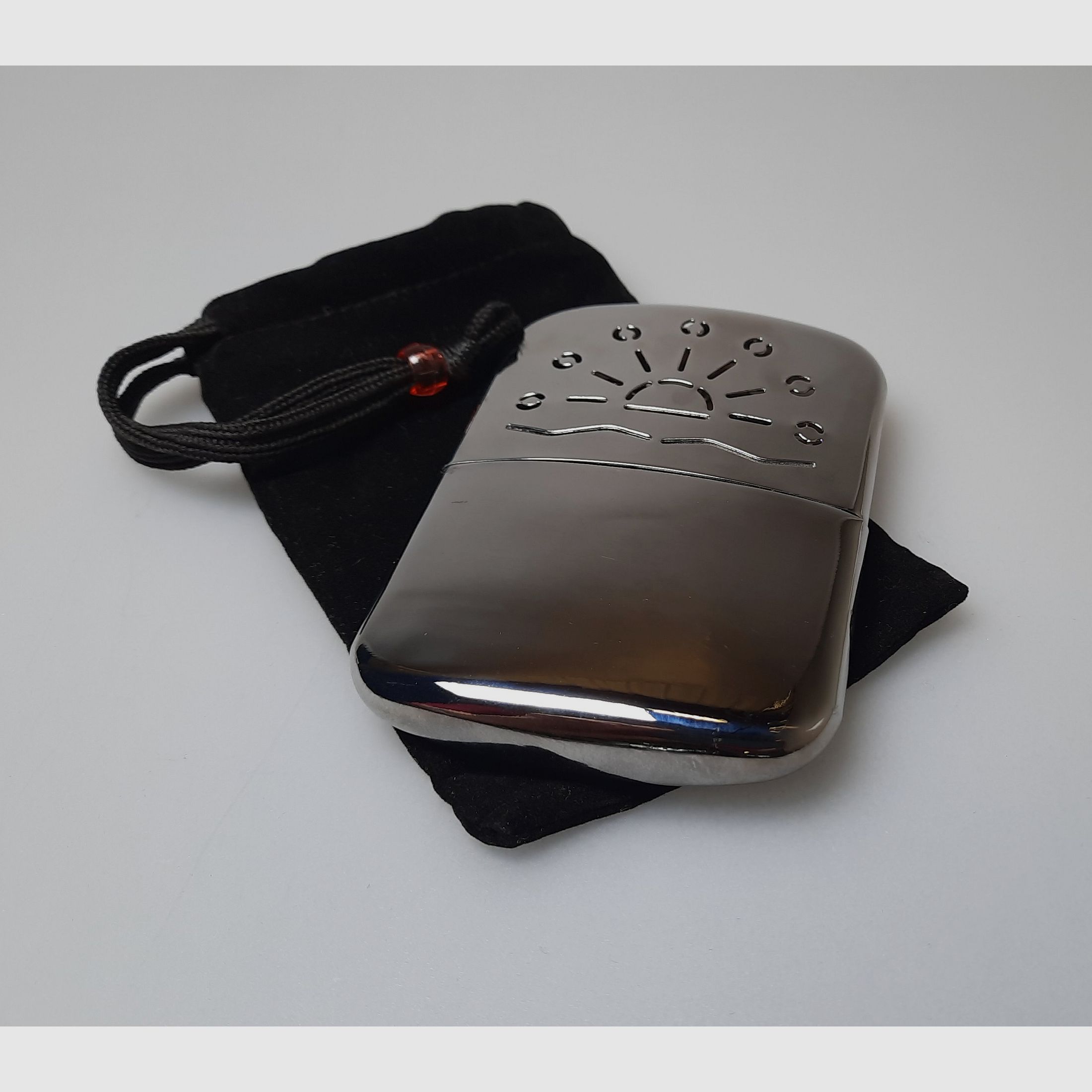 Zakhandwarmer, benzine, chroom, afbeelding 1 van 3