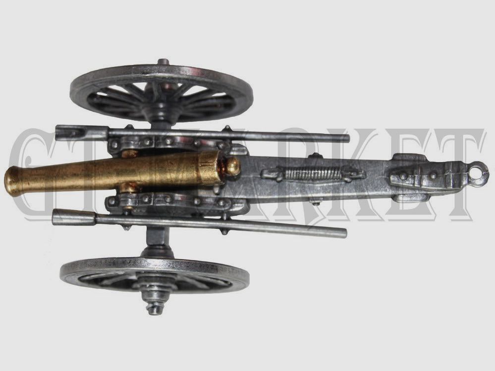 Civil War cannon miniature decorative model, image 2 of 5
