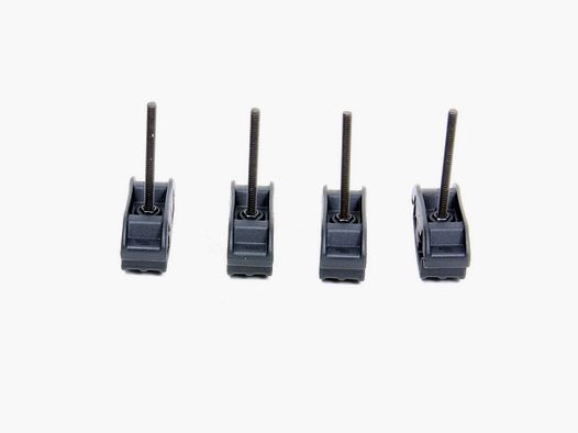 AK-47 (Metal Magazine) Magazine Clamp (4) Pack - Black Polymer