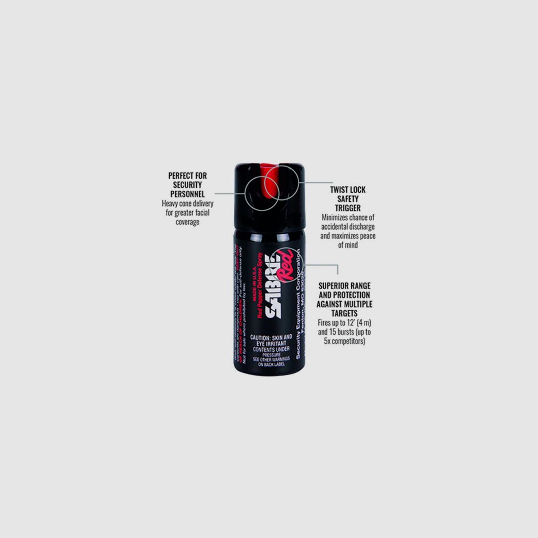 PEPPER SPRAY SABRE RED MAGNUM 60ML, Bild 2 von 3