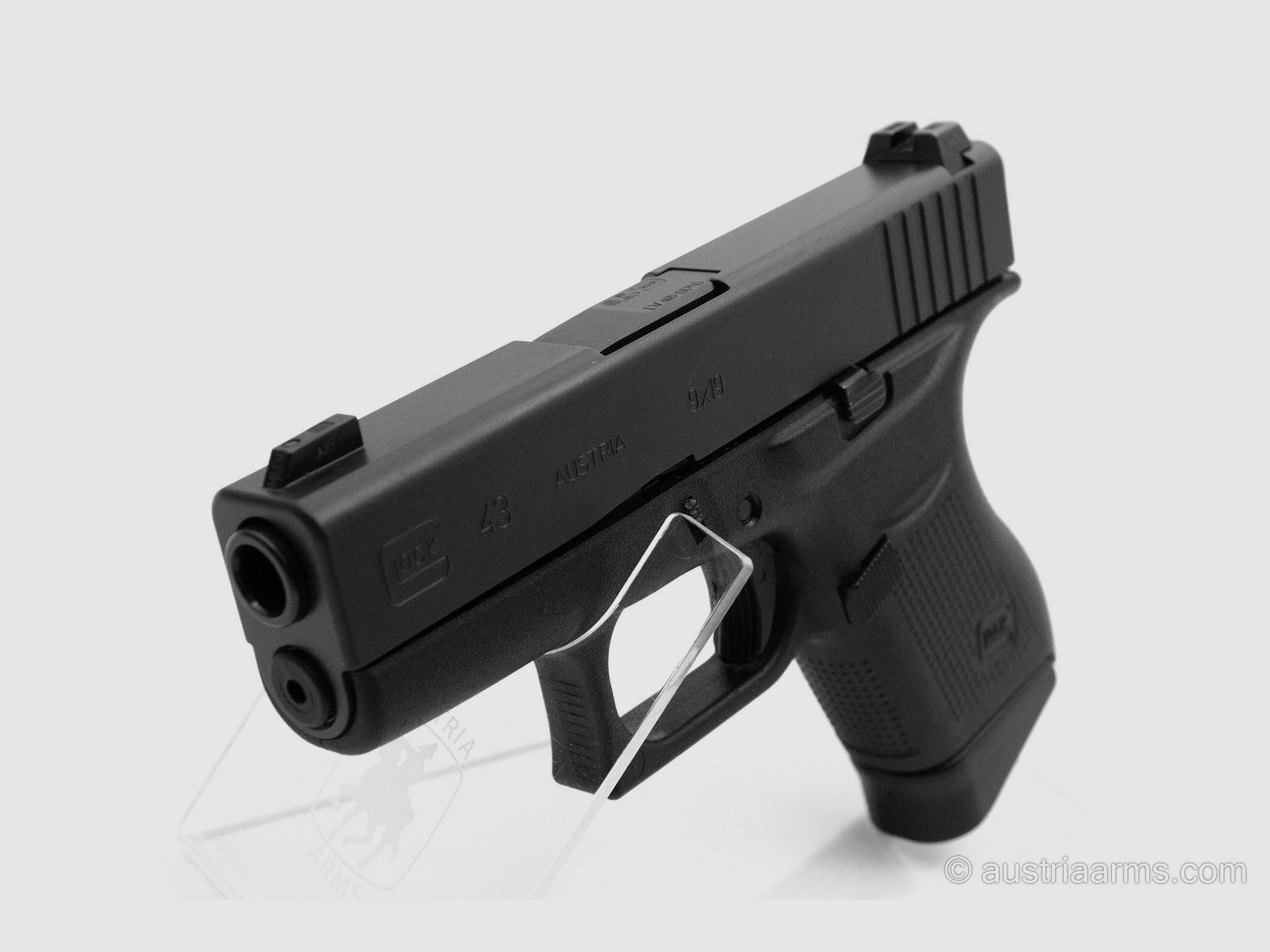 Glock 43, neuwertige Gebrauchtwaffe, 9×19 mm, Bild 4 von 4