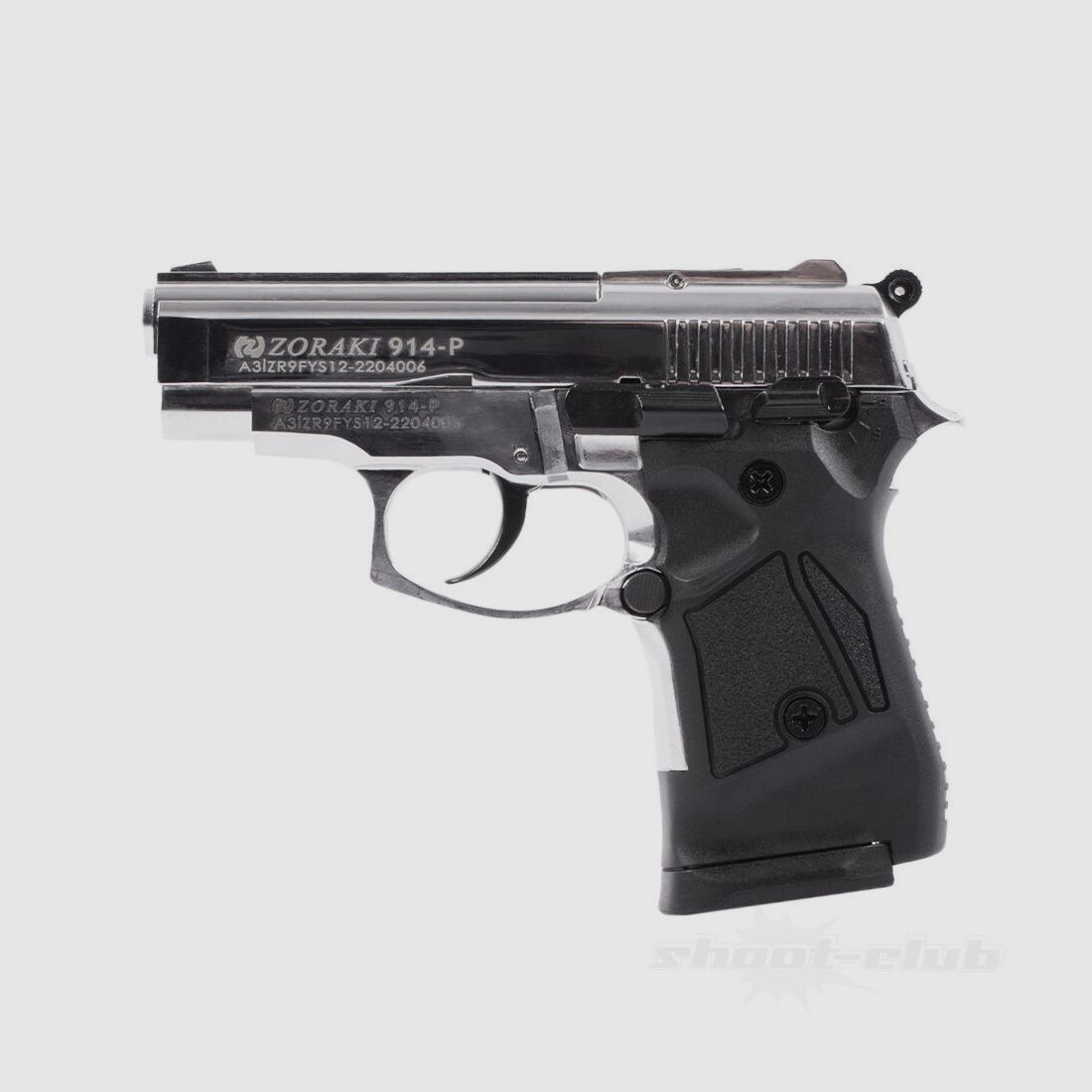 Zoraki 914-P Schreckschusspistole Chrom 9mm P.A.K., Bild 1 von 5