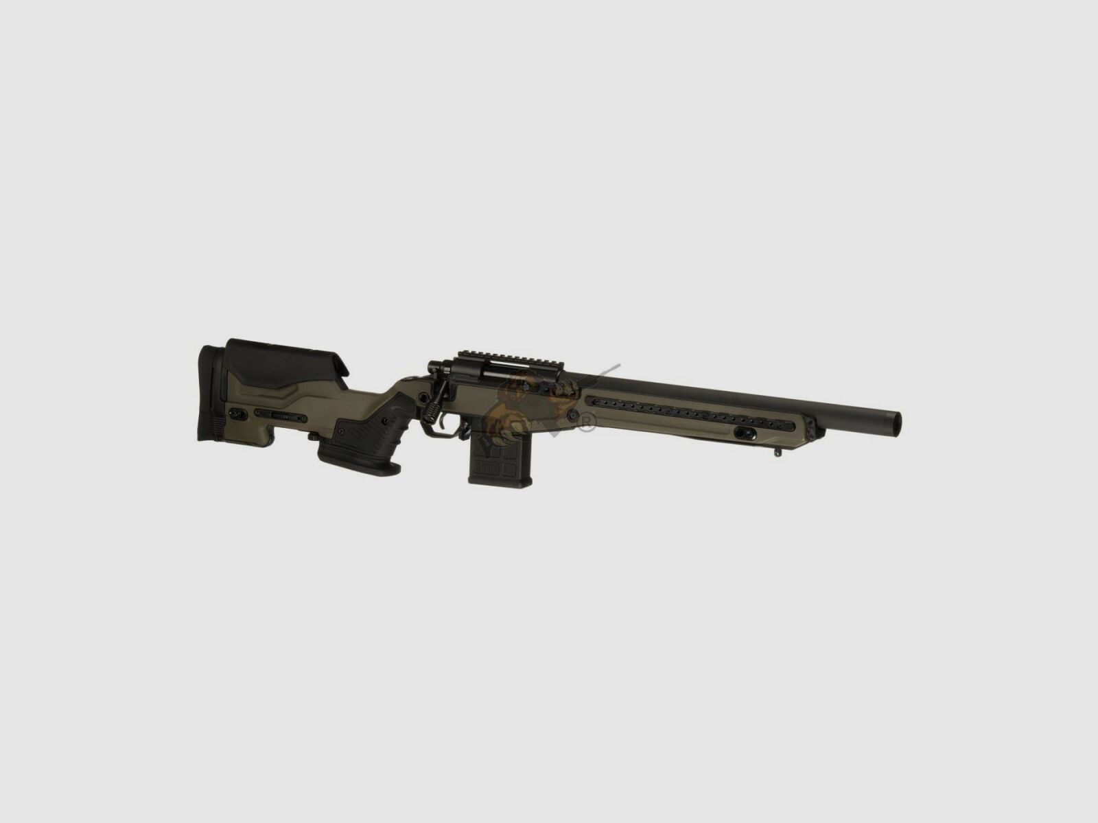 Rifle de francotirador de cerrojo corto AAC T10 Oliva -F-