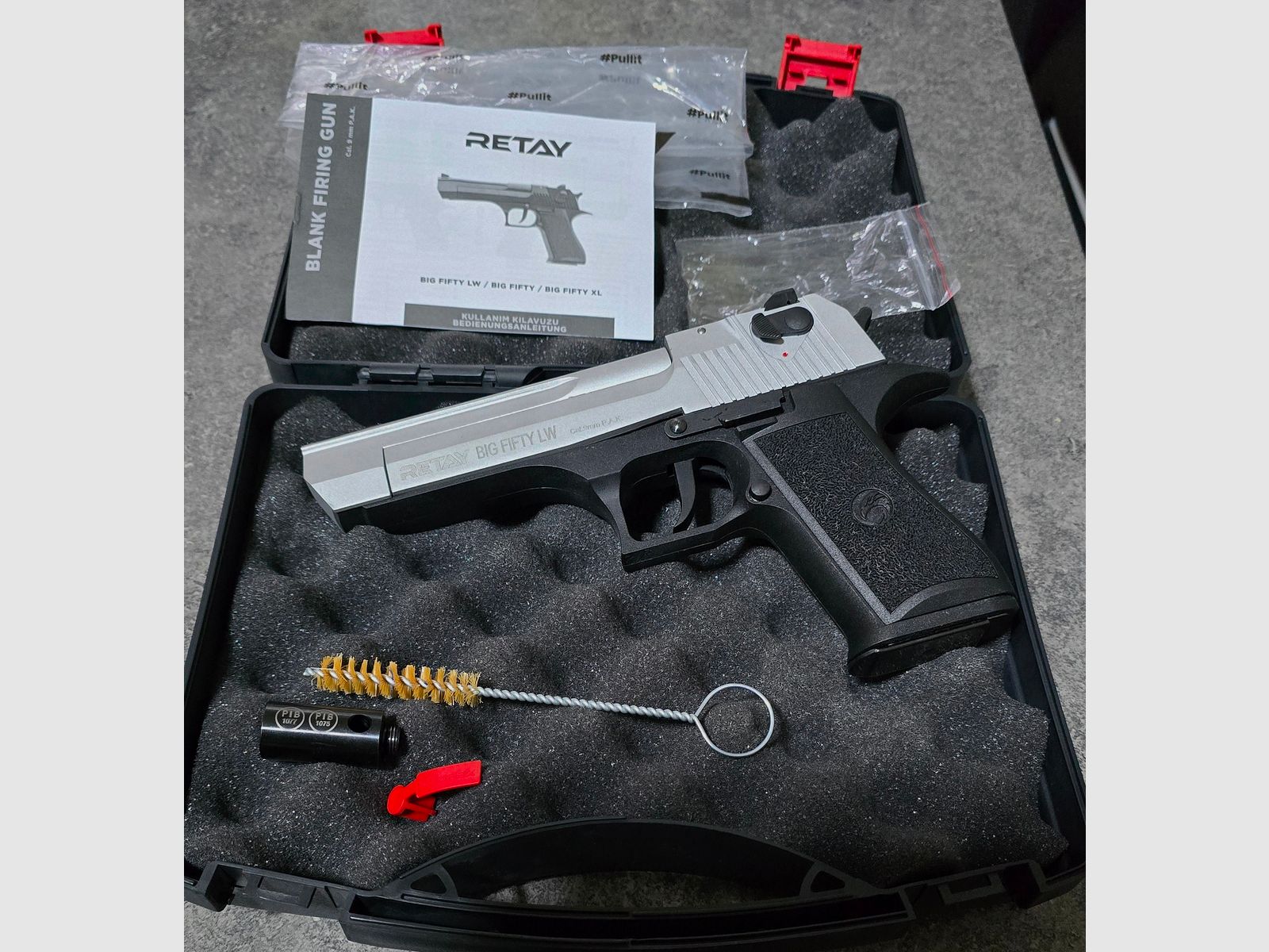 Retay Big Fifty LW Nickel Schreckschuss 9mm PAK 