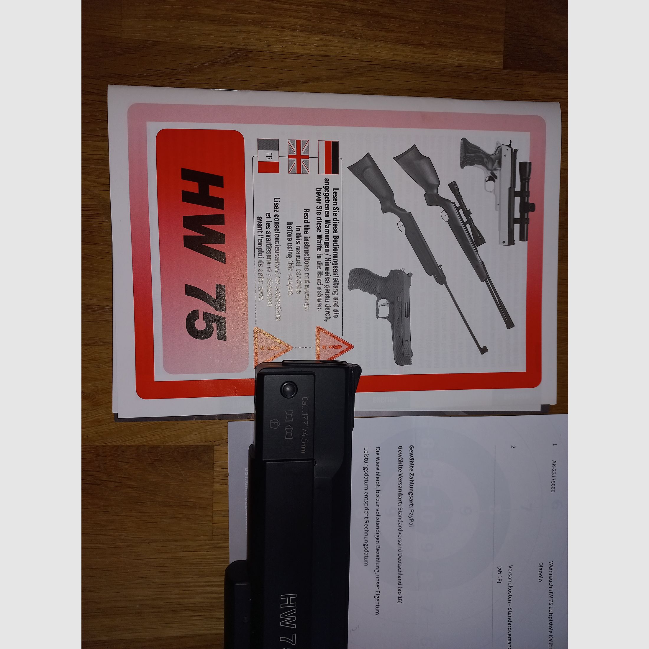 Incense HW75 cal.177 4.5mm